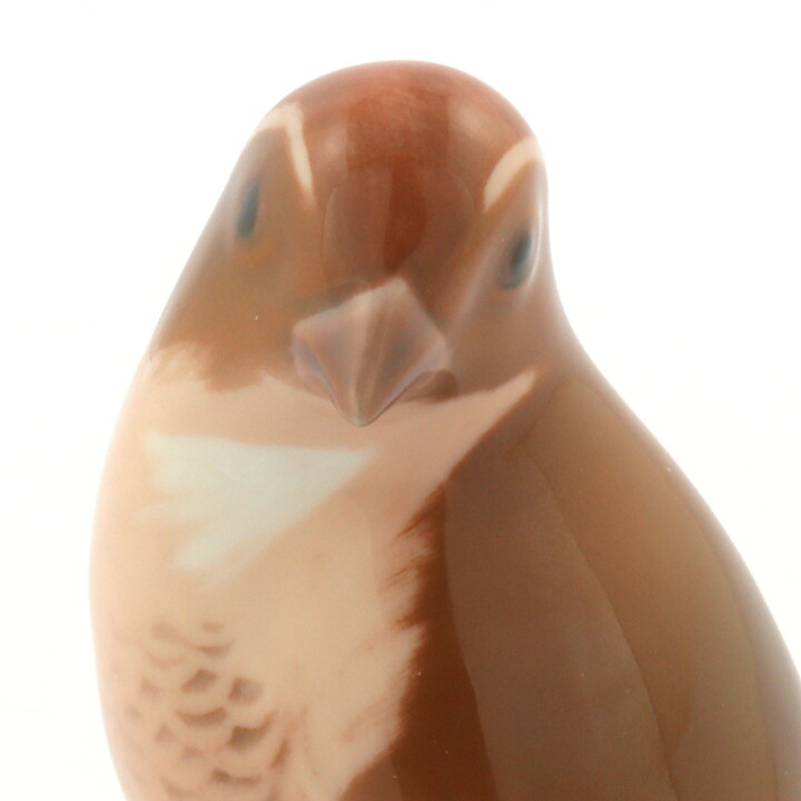 Francis Valdemar Platen-Hallermundt (20th Century) Common Linnet Bird 11 cm #2020