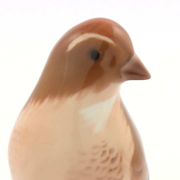 Francis Valdemar Platen-Hallermundt (20th Century) Common Linnet Bird 11 cm #2020