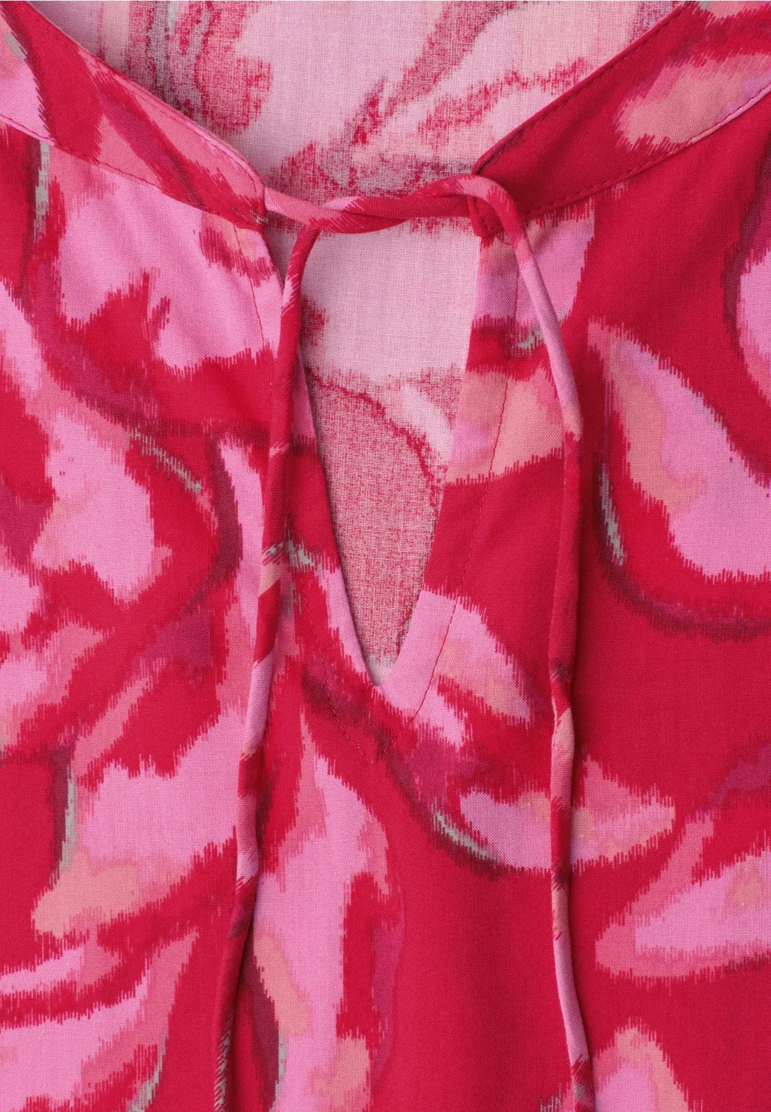 LTD QR Splitneck Blouse With Smock - Street One - 6