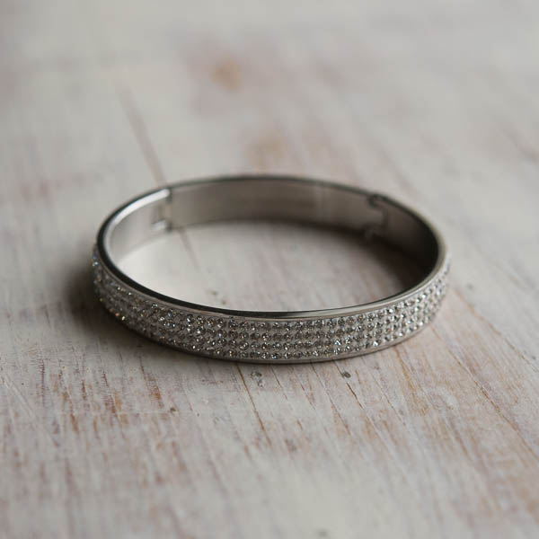 by Våga - Bling Armband Steel Clear - 2