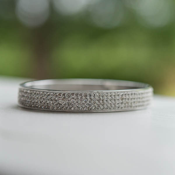 by Våga - Bling Armband Steel Clear