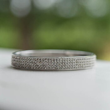 by Våga - Bling Armband Steel Clear