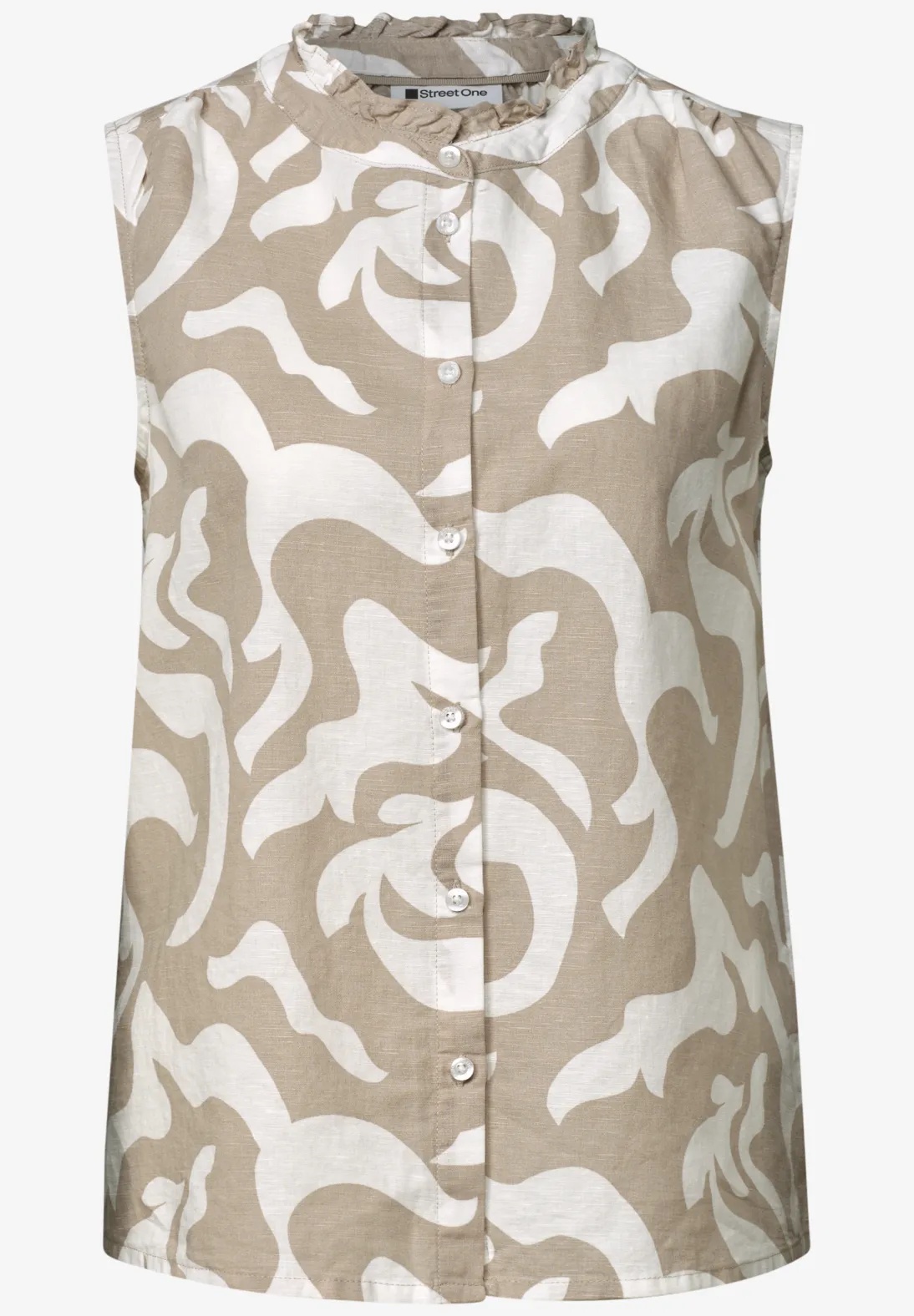 SOL Buttoned Blouse Top - Street One - 4