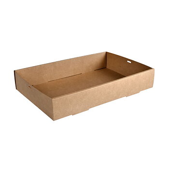 Catering Tray glance CRD Larg brun(50st)