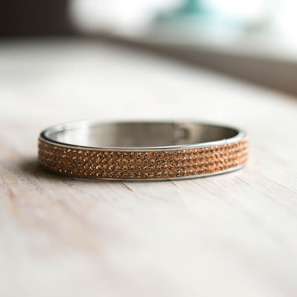by Våga - Bling Armband Steel Rosegold - 2
