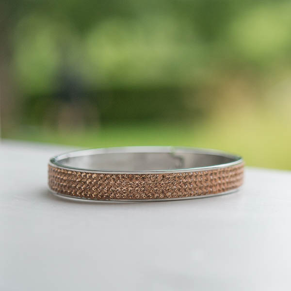 by Våga - Bling Armband Steel Rosegold