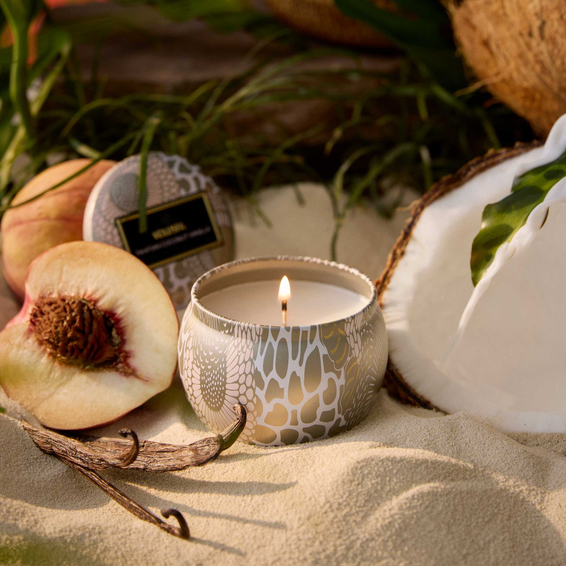 Voluspa Tahitian Coconut Vanilla Mini Tin - 3