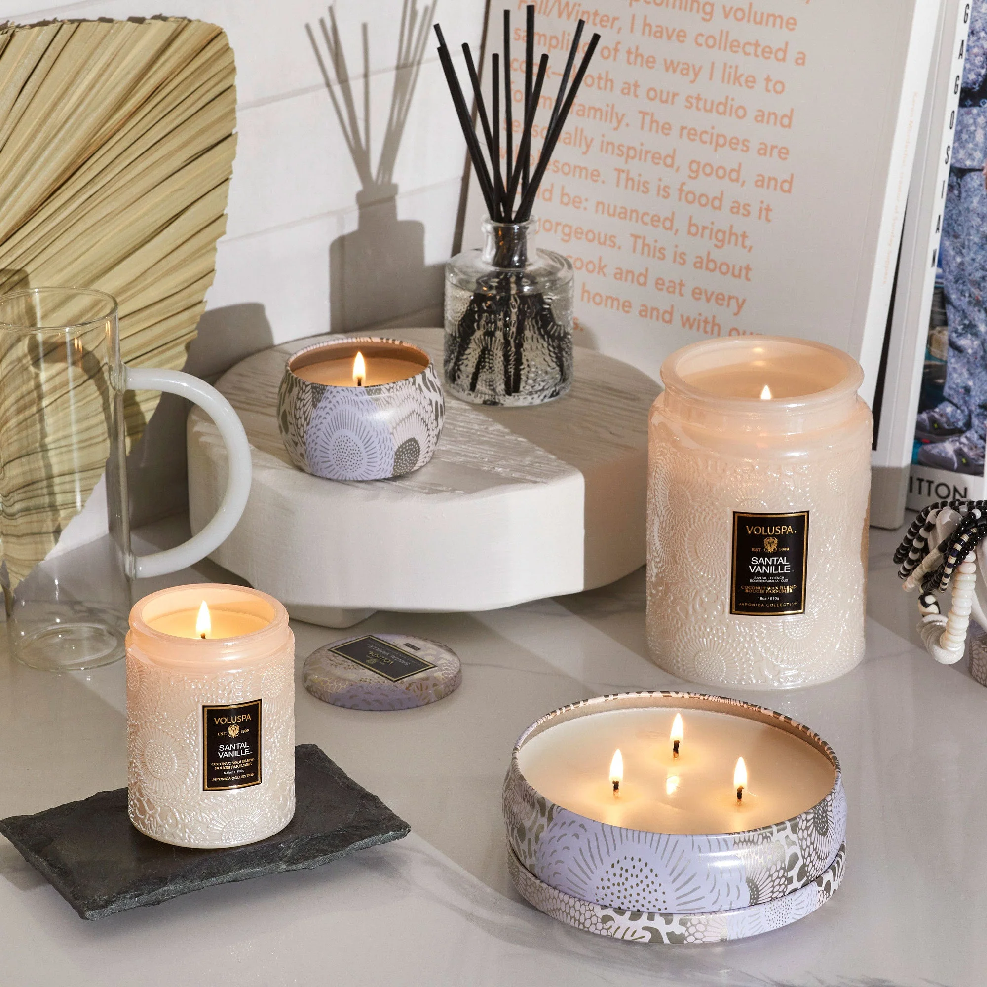 Voluspa Santal Vanilla Mini Tin - 2