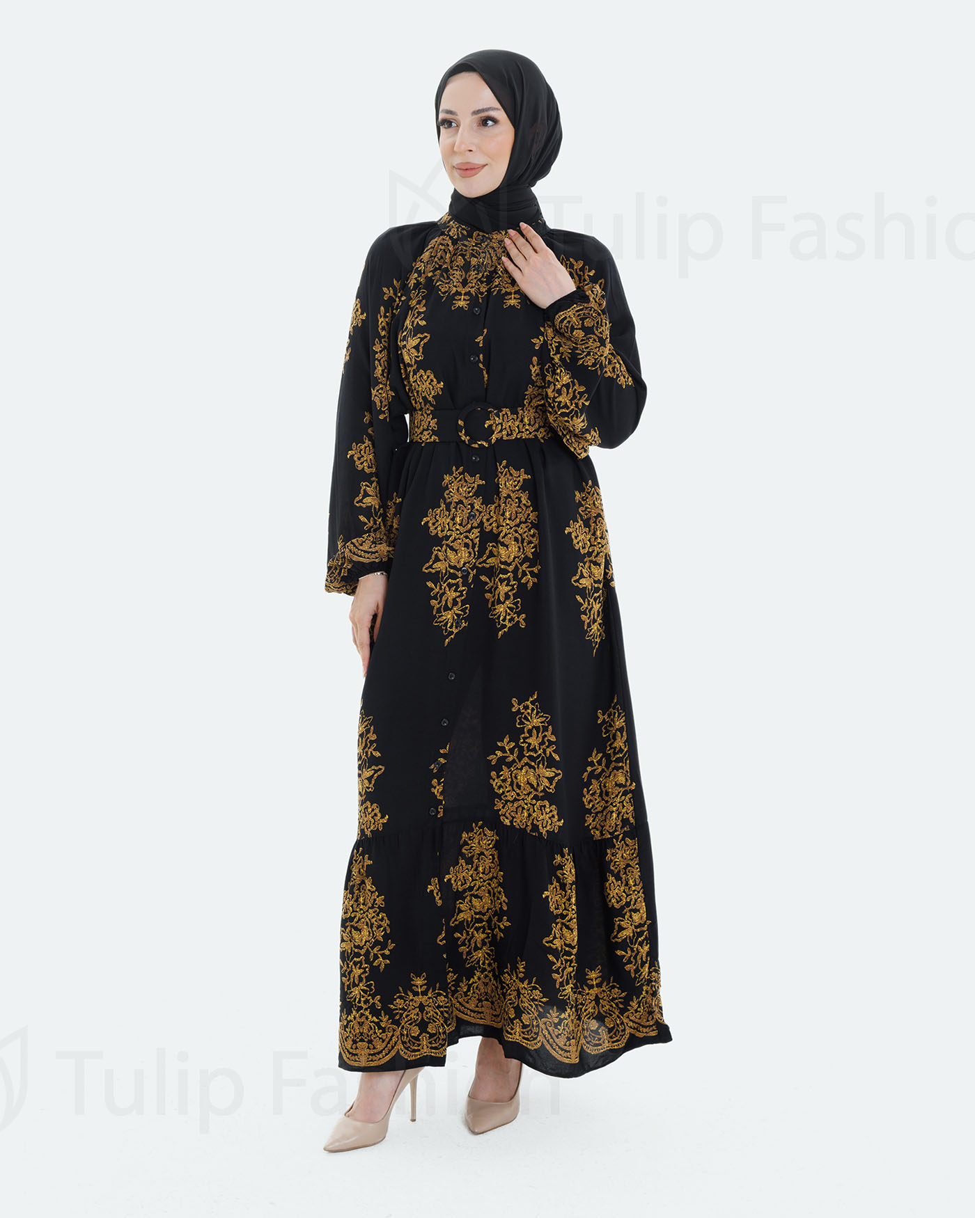 Maxi dress - Black - 2