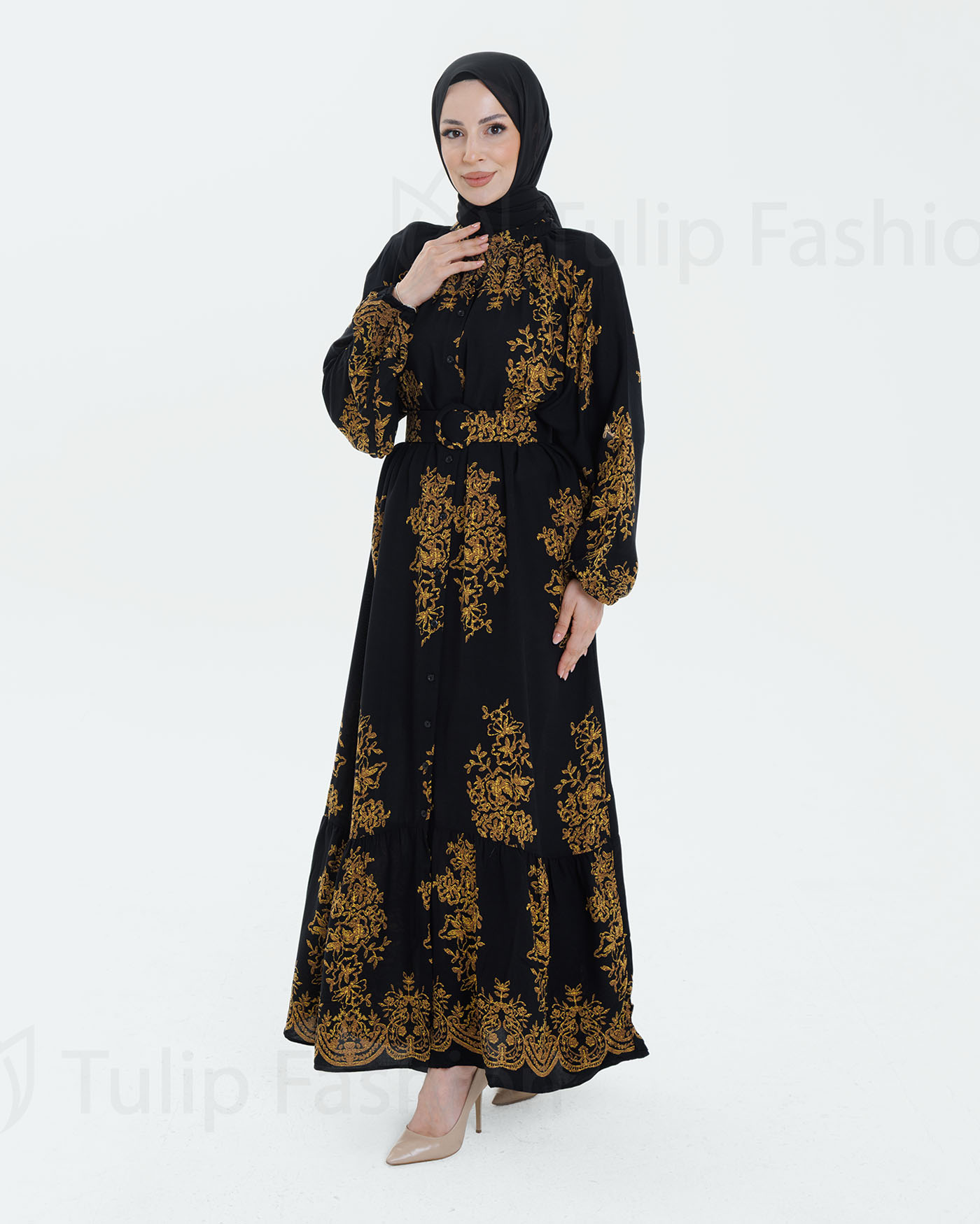 Maxi dress - Black - 3