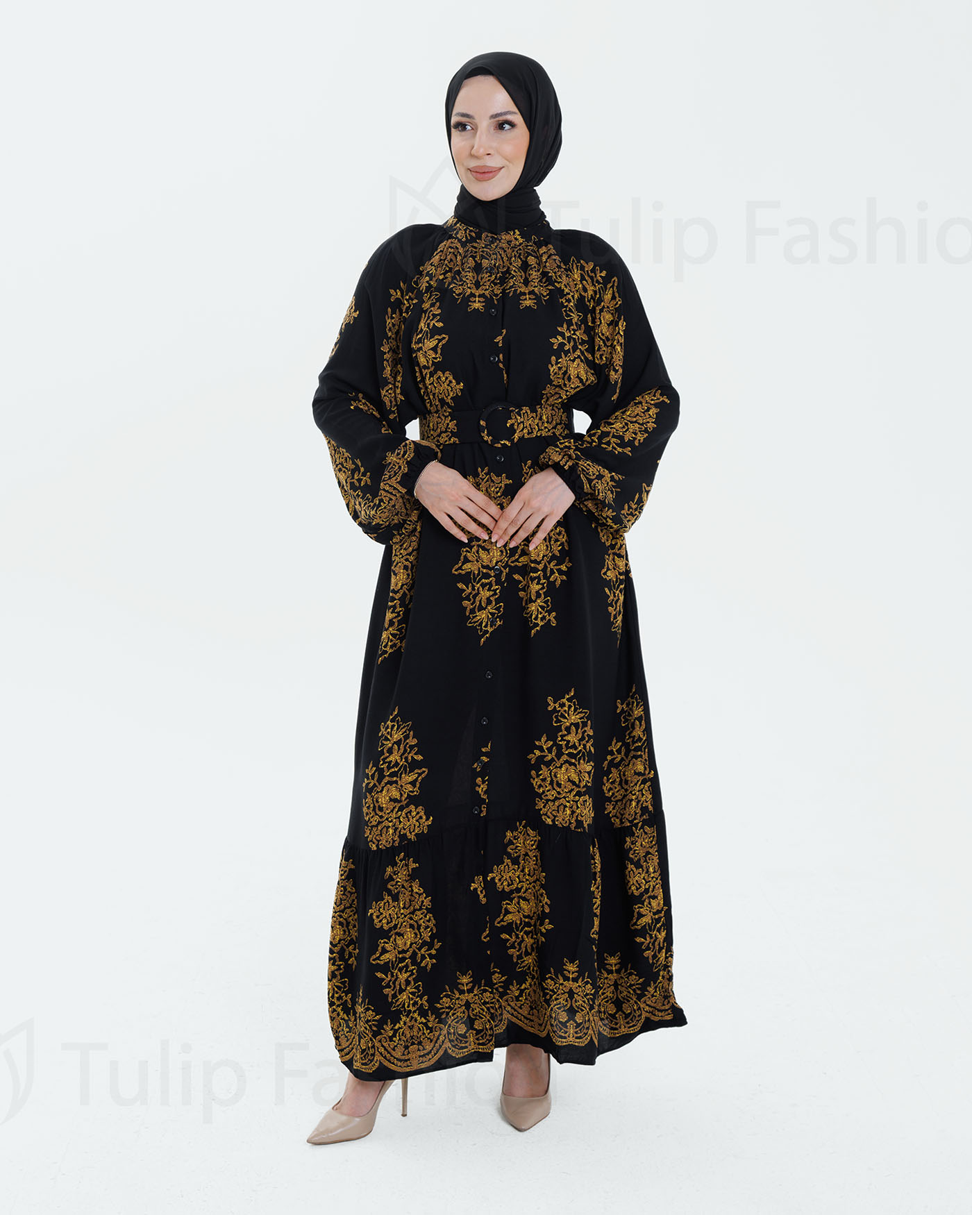 Maxi dress - Black - 10
