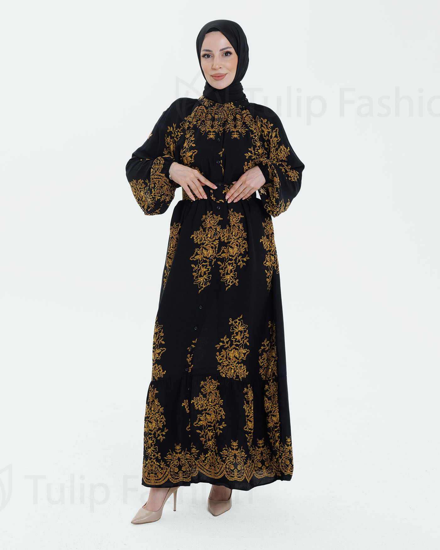 Maxi dress - Black - 4