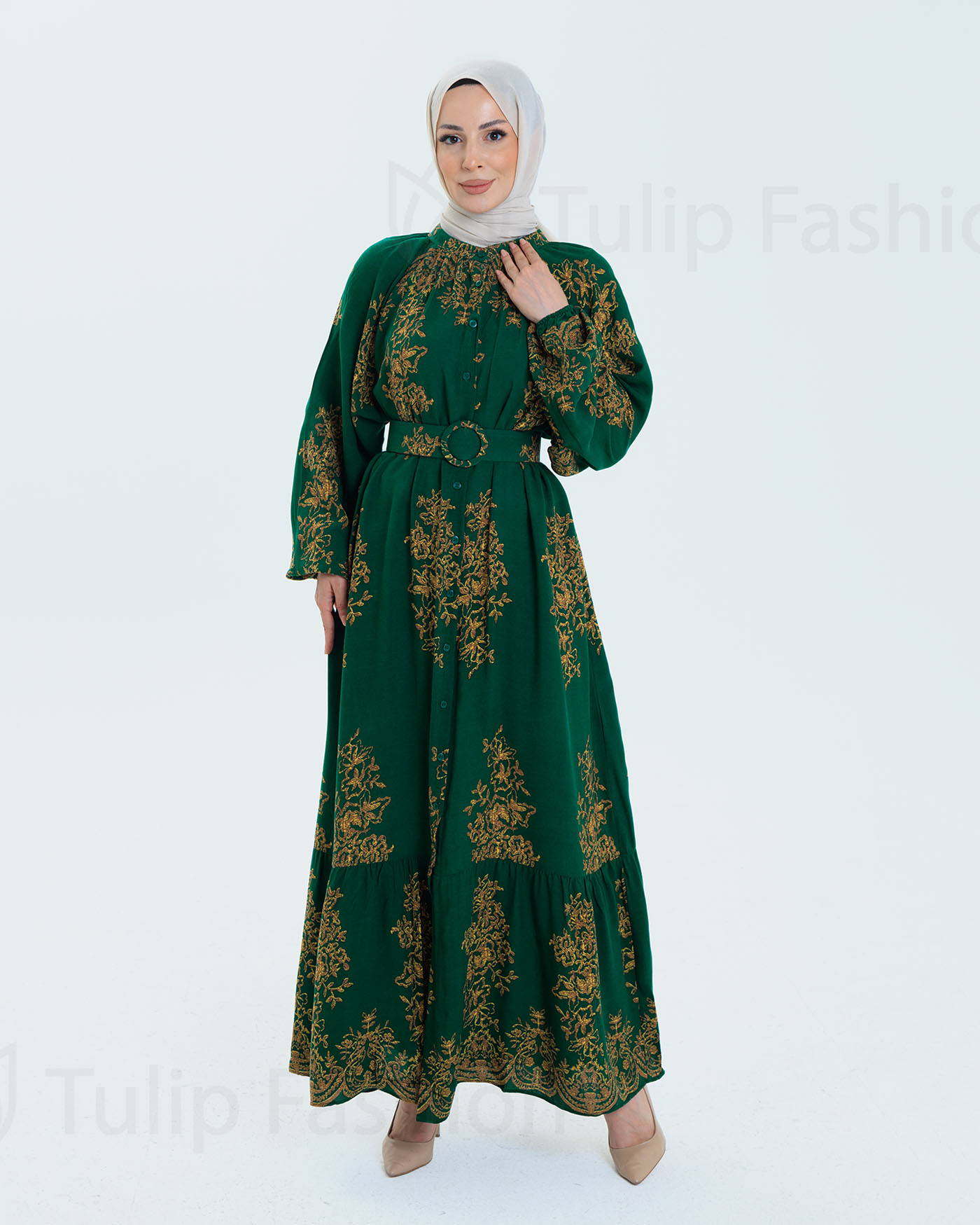 Maxi dress - Green - 9