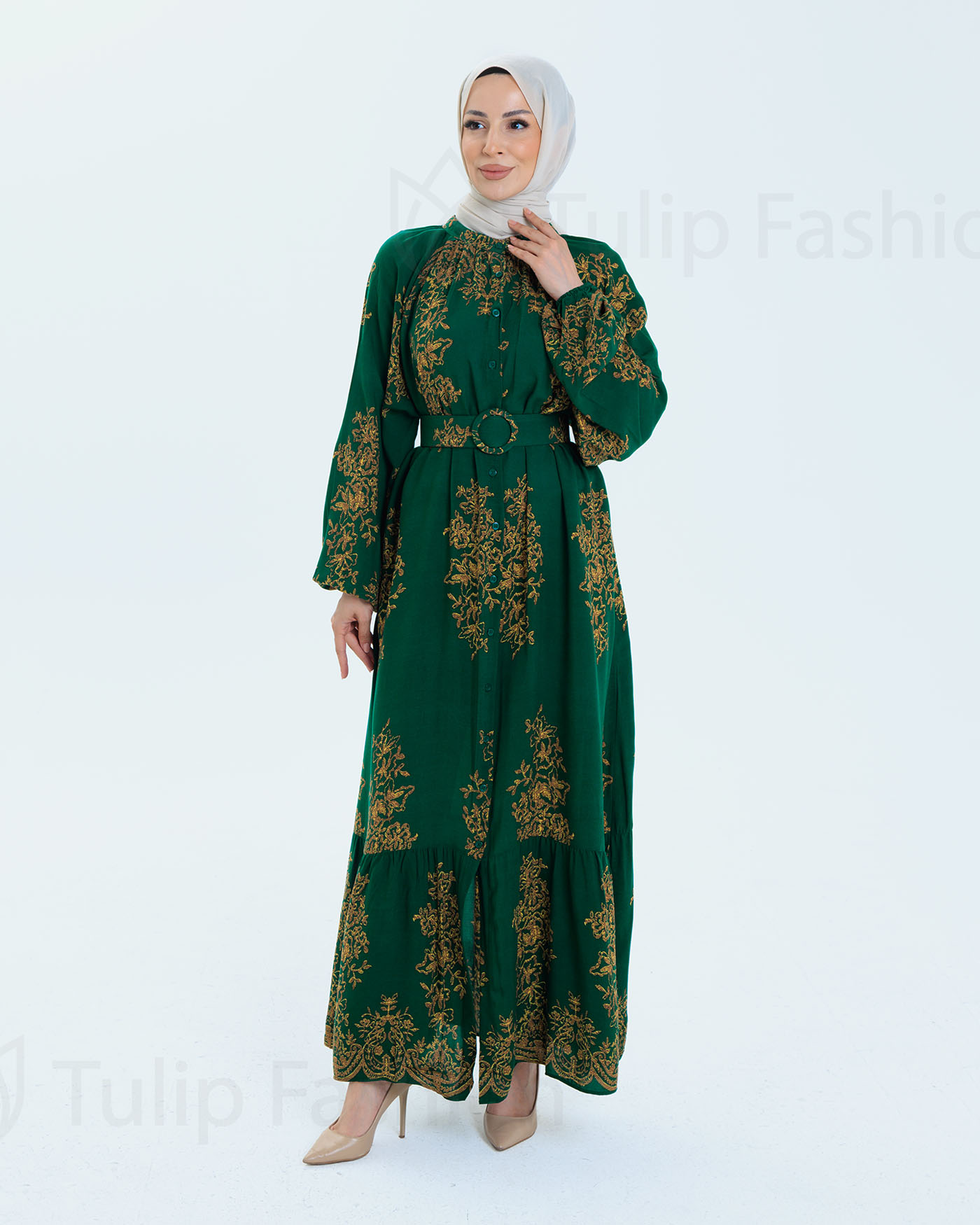 Maxi dress - Green - 2