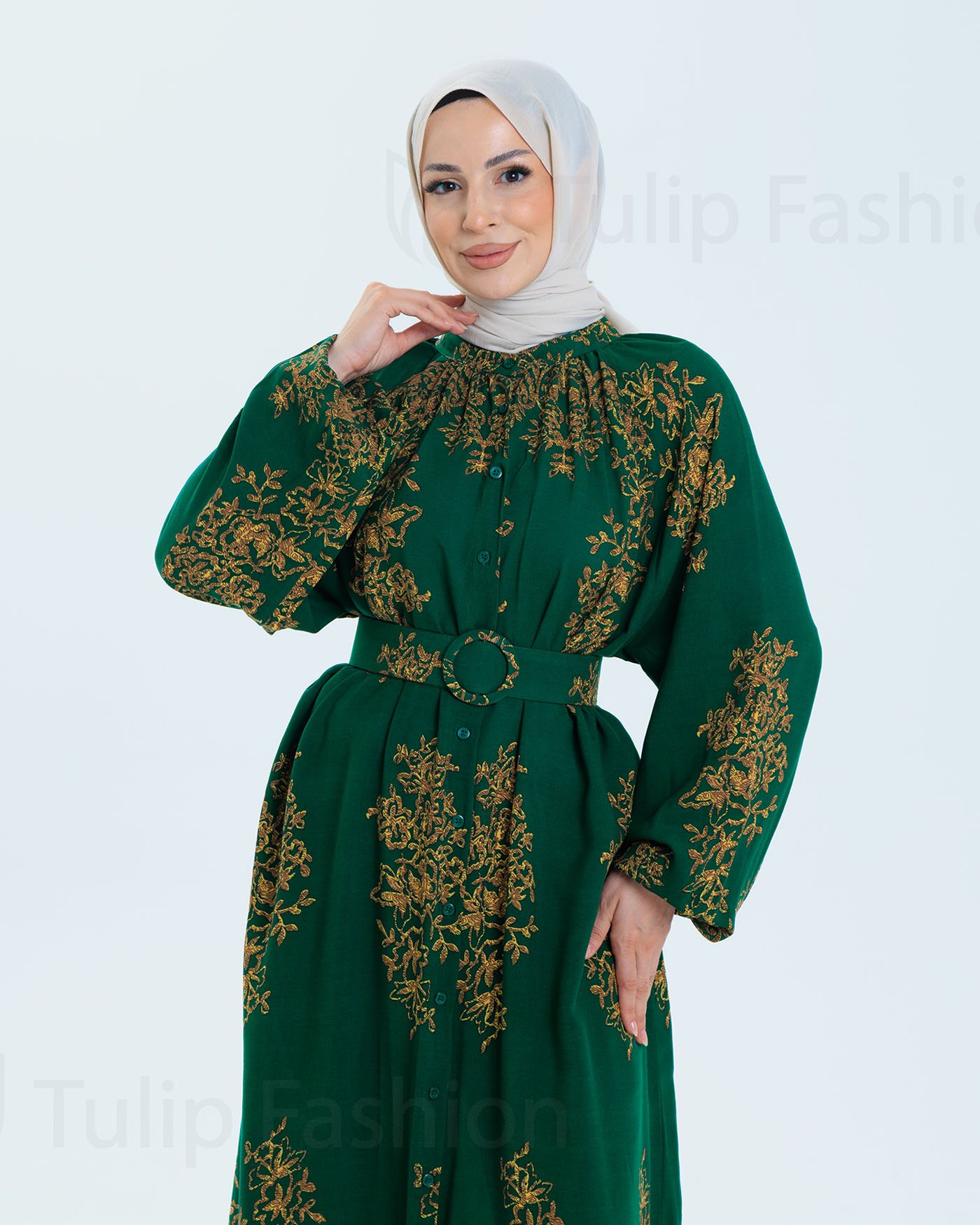 Maxi dress - Green - 4