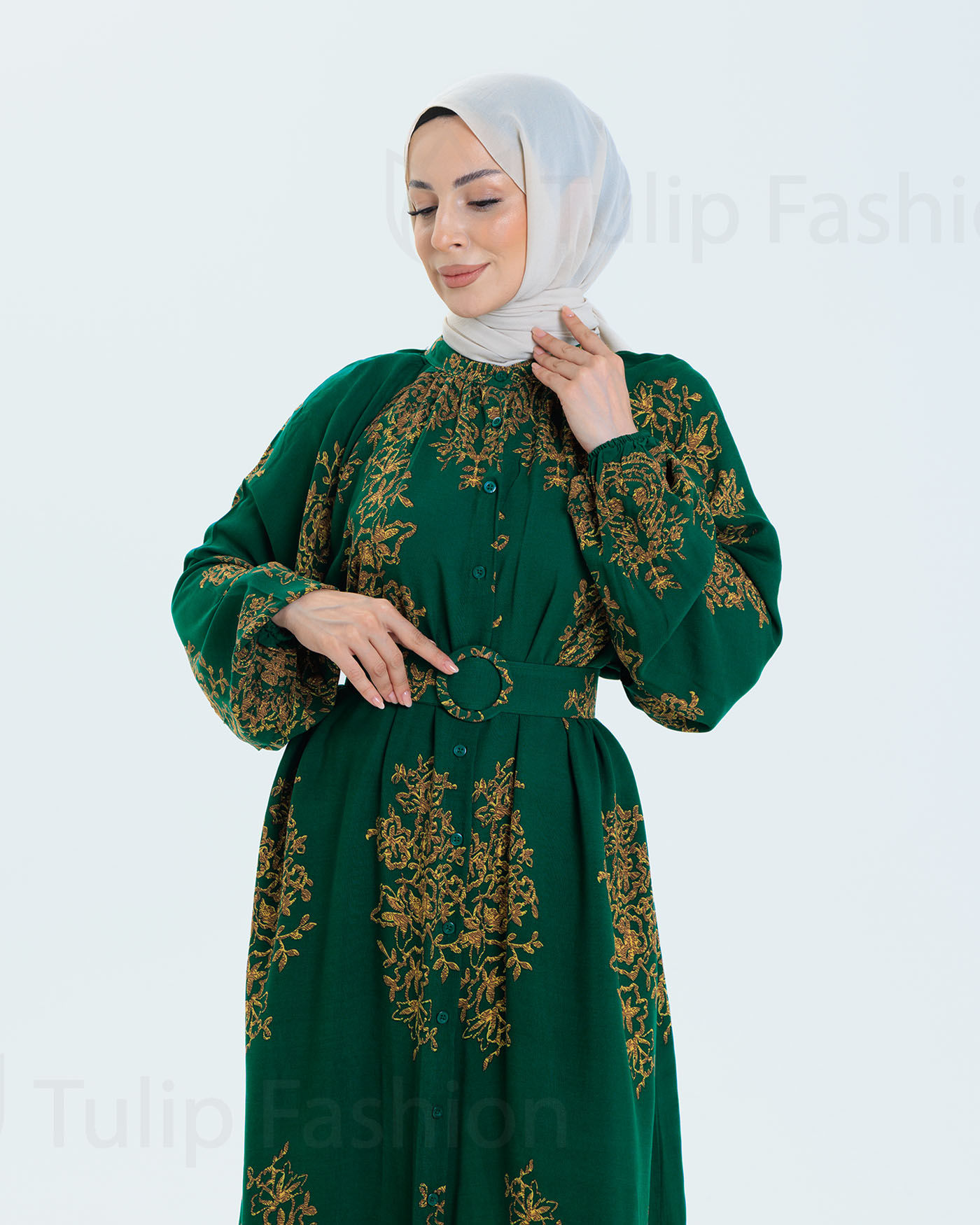 Maxi dress - Green - 5