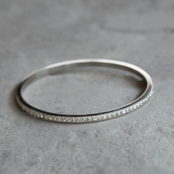 by Våga - Bling Mini Armband Steel Clear
