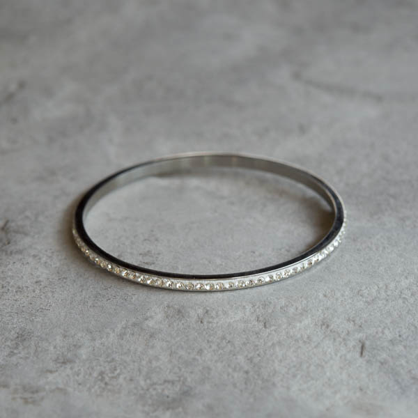 by Våga - Bling Mini Armband Steel Clear - 3