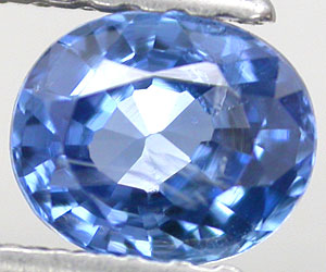 Piedra preciosa de zafiro azul natural sin tratar extremadamente rara - 2