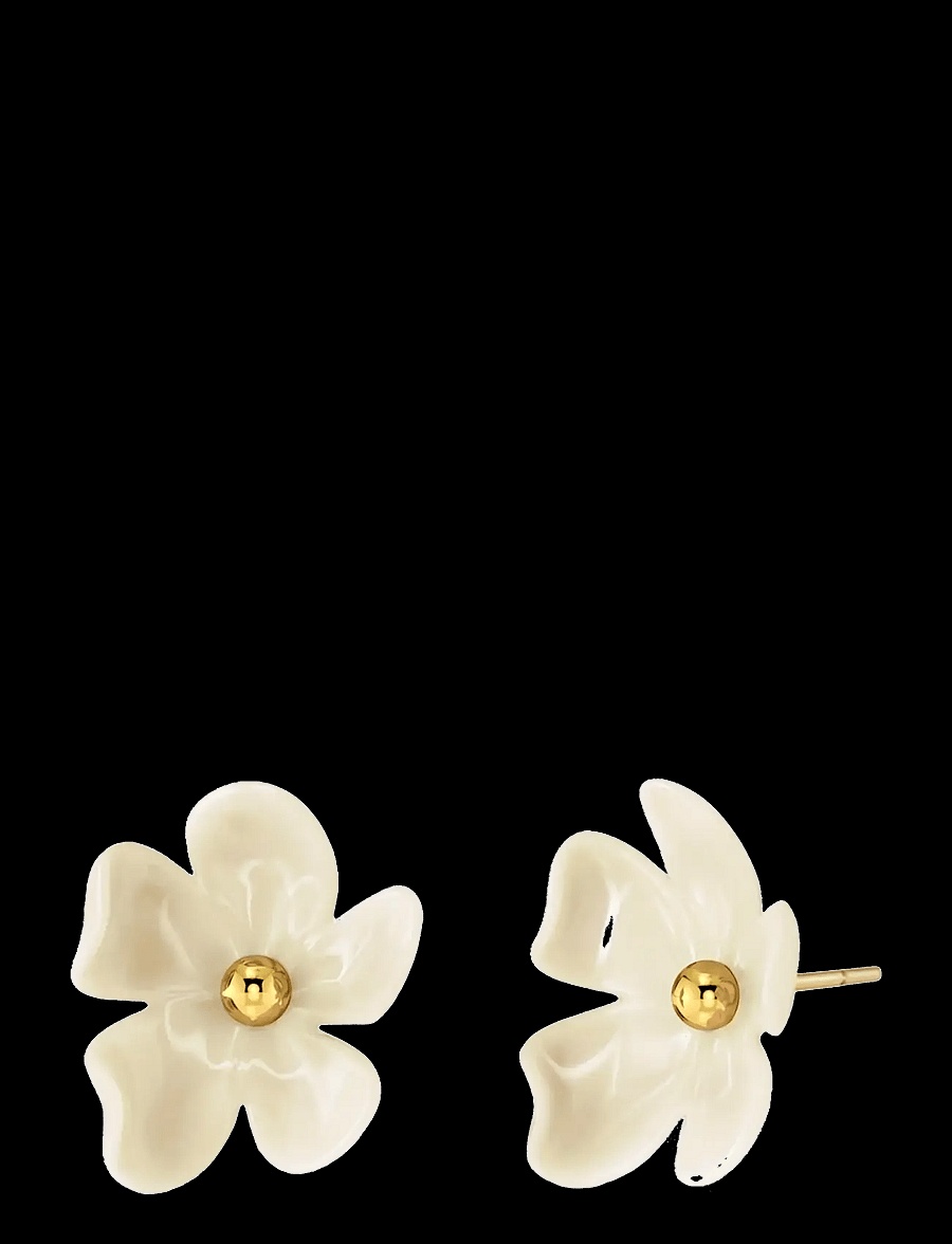 Wildflower Studs Offwhite Gold - Edblad  - 3
