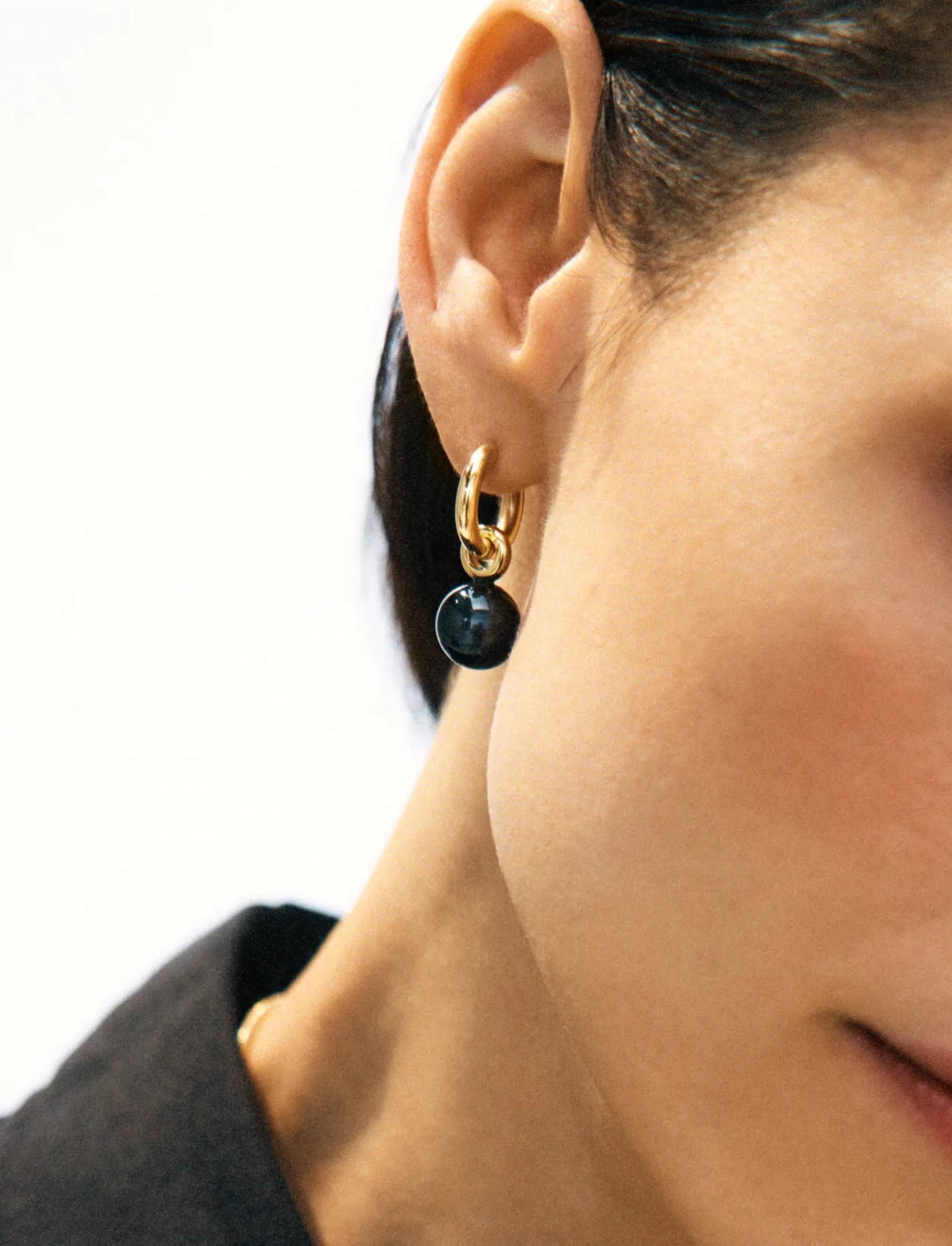 Aura Hoops S Black Gold - Edblad 