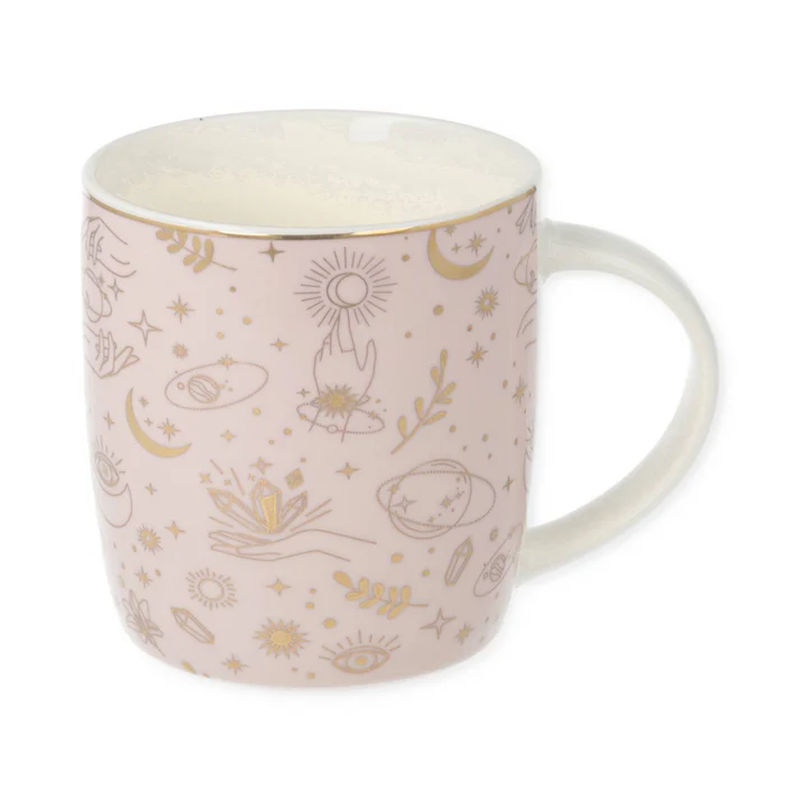 2 st. Temugg med sikt Mystiska symboler i guld -- 400 ml - 3