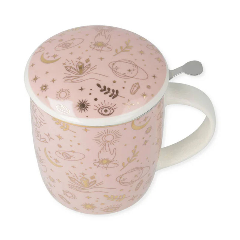 2 st. Temugg med sikt Mystiska symboler i guld -- 400 ml - 4