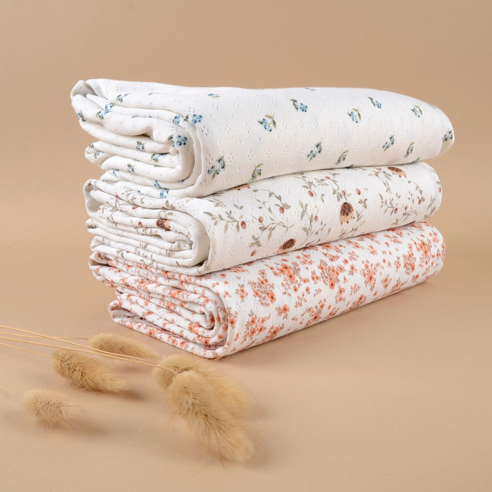 RUSTY FLORALS - POINTELLE JERSEY - 3