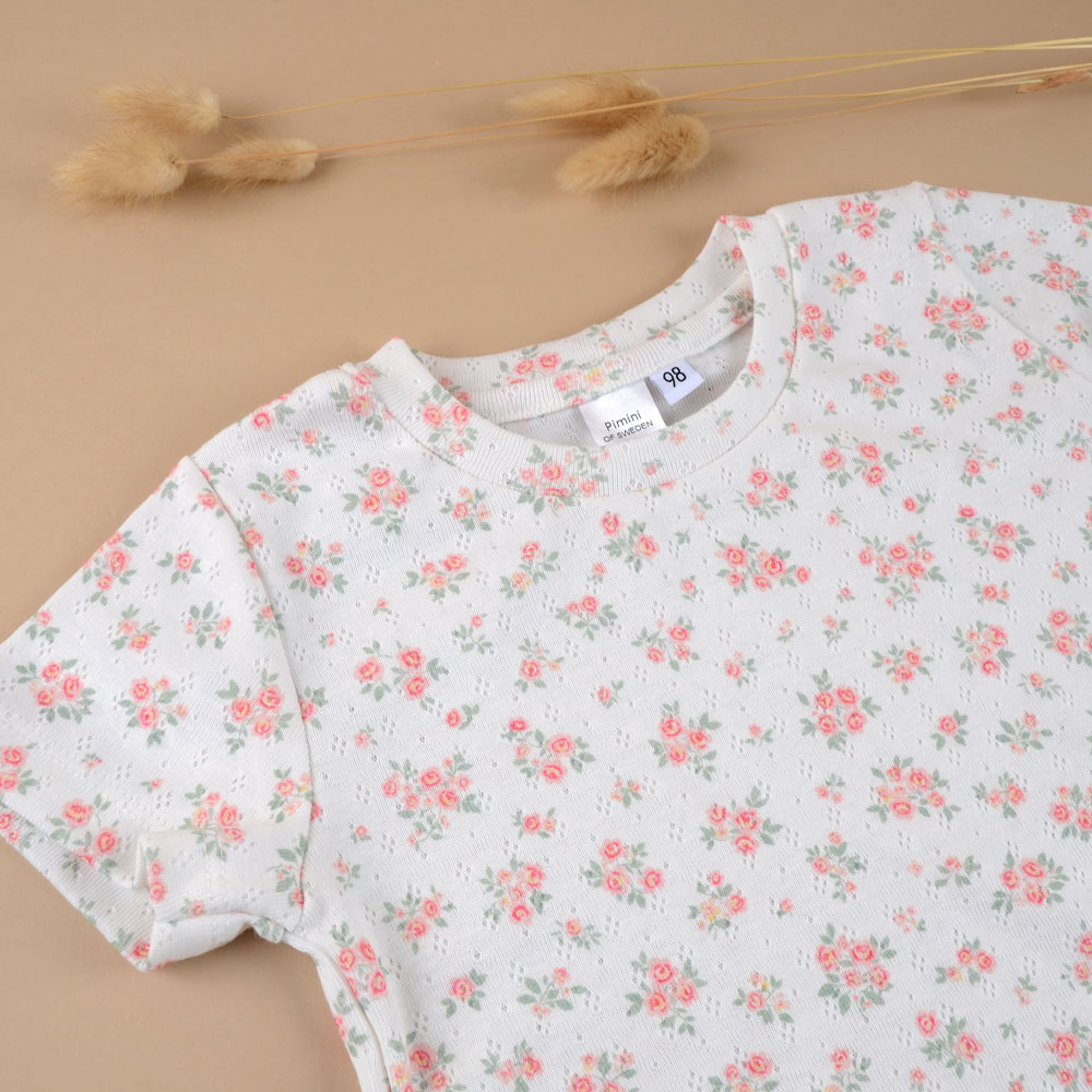 PINK ROSES - POINTELLE JERSEY - 3