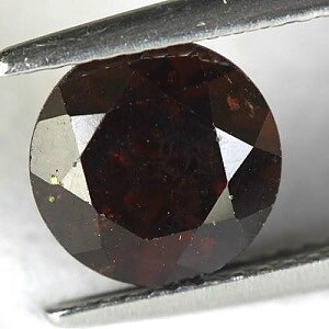 2.81 ct stor vacker rund naturlig pyrop granat ädelsten