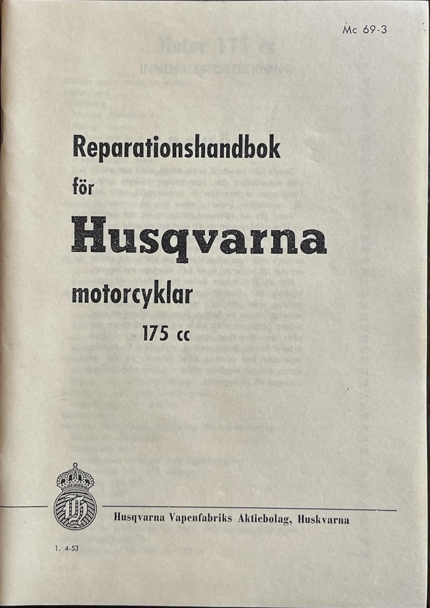 Reparationsbok 120-175 cc