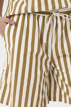 Saint Tropez Zalinda  Shorts Tigers Eye Ice Stripe