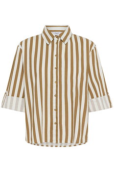 Saint Tropez Zalinda  Shirt Tigers Eye Ice Stripe