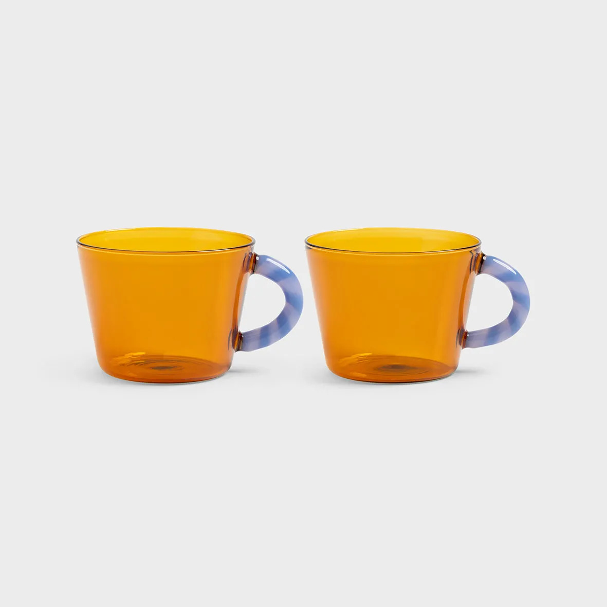 Glas Duet amber 2-p, Klevering