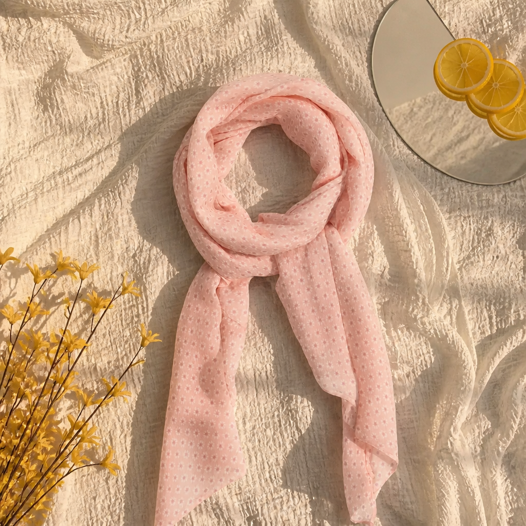 CWFreia Sjal - Pink Touch - Claire
