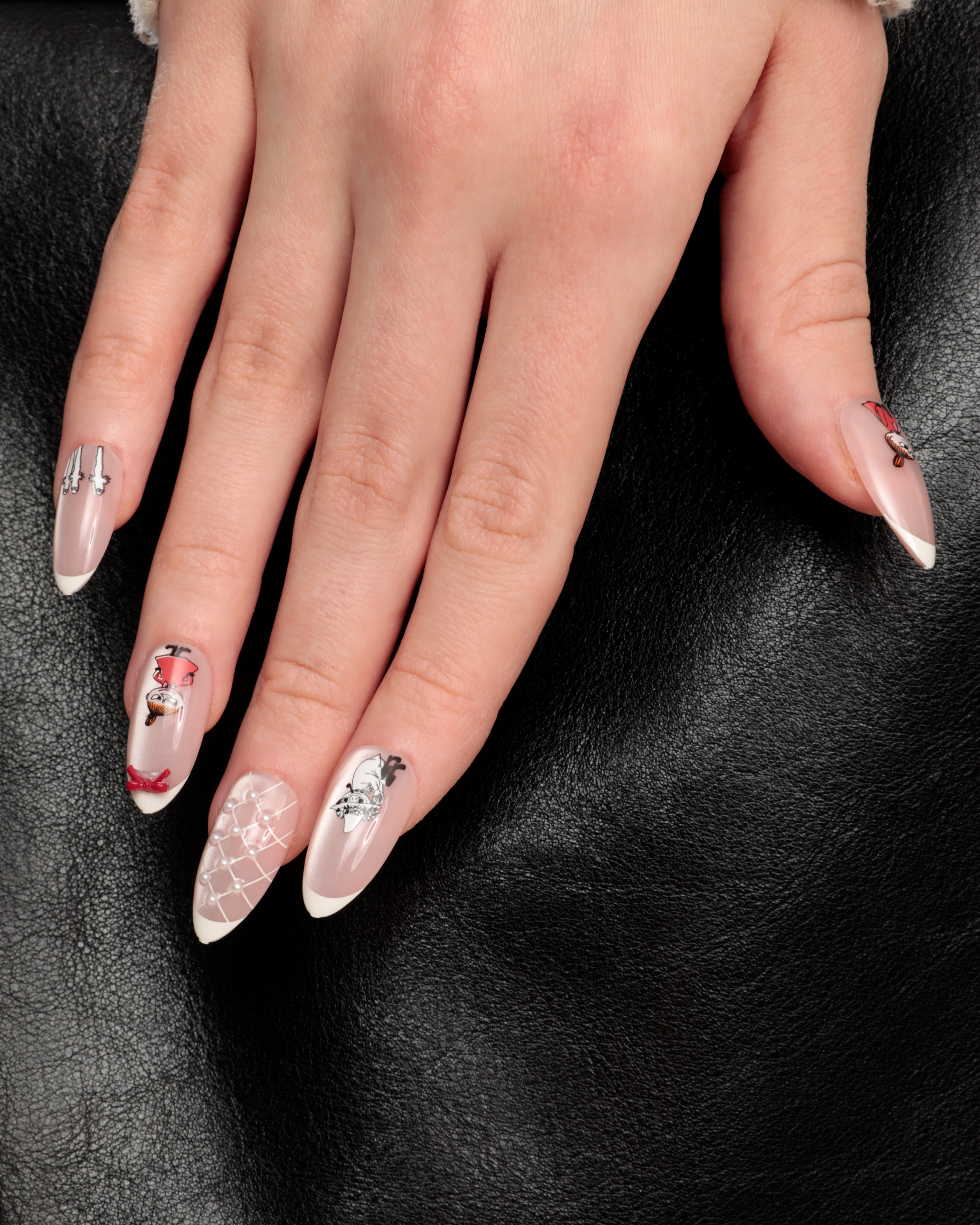 Moomin Press-on Nails - Pink Romance - 3