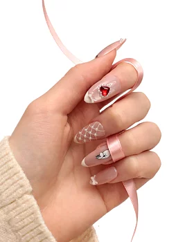 Moomin Press-on Nails - Pink Romance