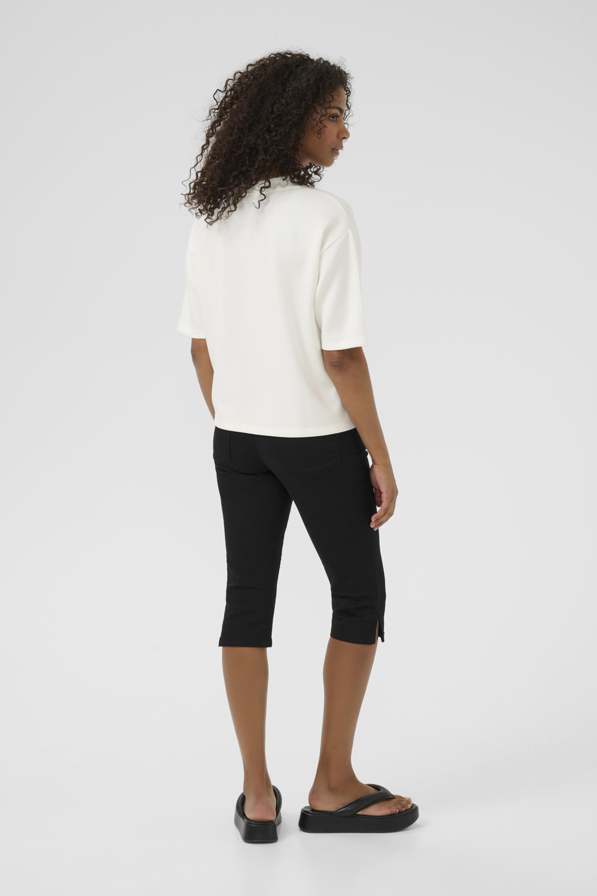 KAzelina Capri jeans Svart