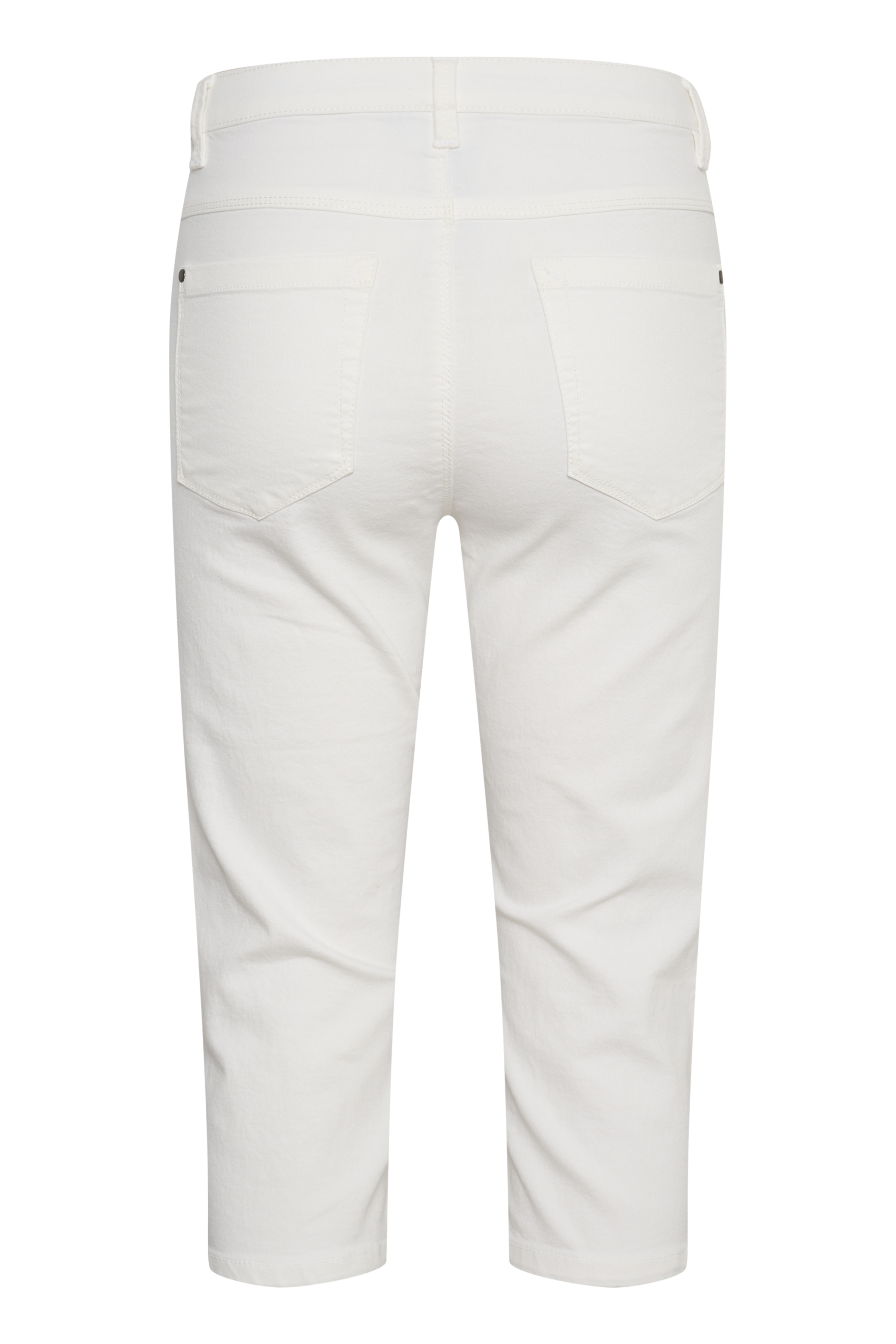 KAzelina Capri jeans Chalk vit capribyxa - 3