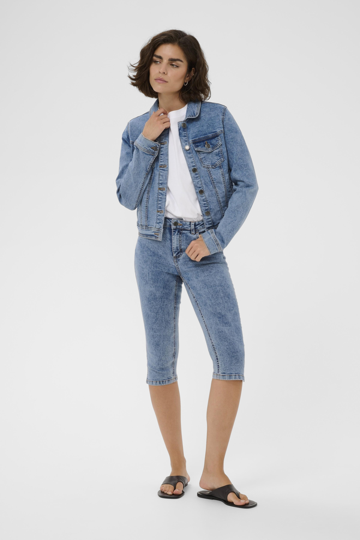 KAvilma Capri jeans denim - 3