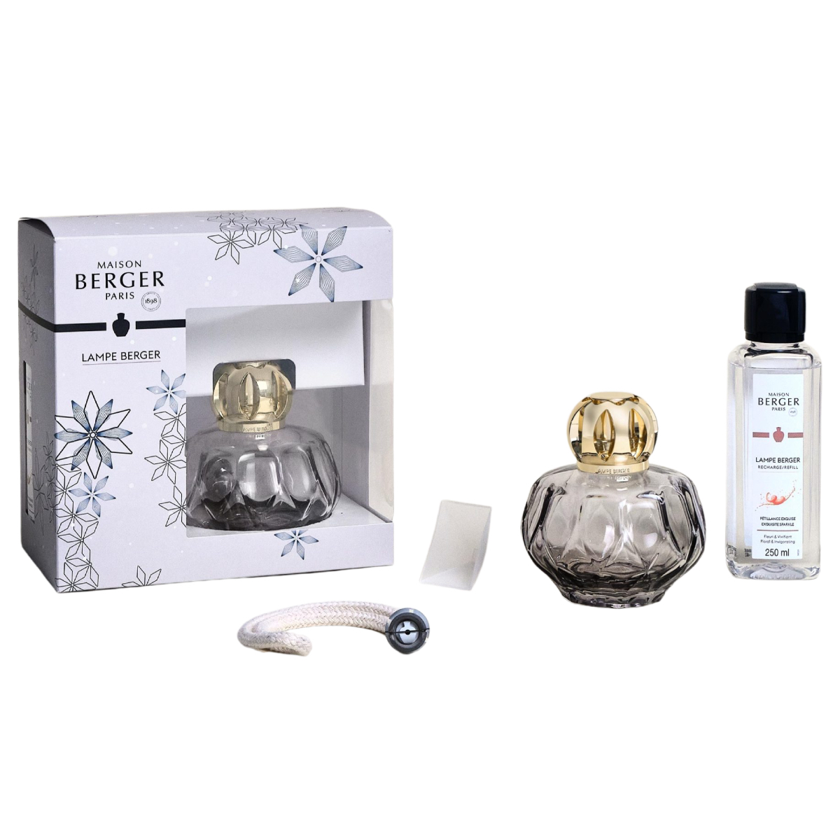 Maison Berger Presentset - Rosalie Grey - Doftlampa + 1 st Doft (Exquisite Sparkle)