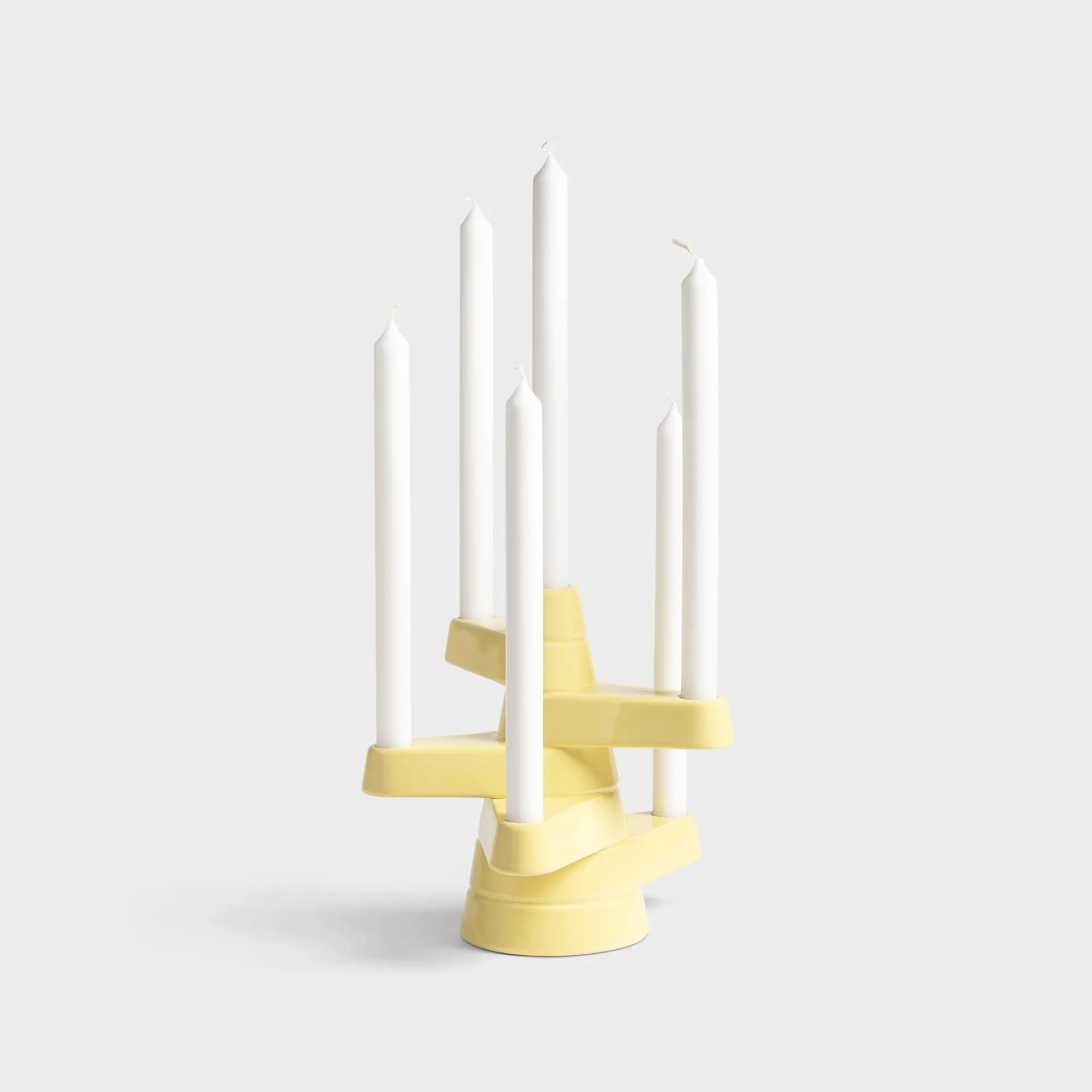 Ljusstake Brute gul, Klevering - 3