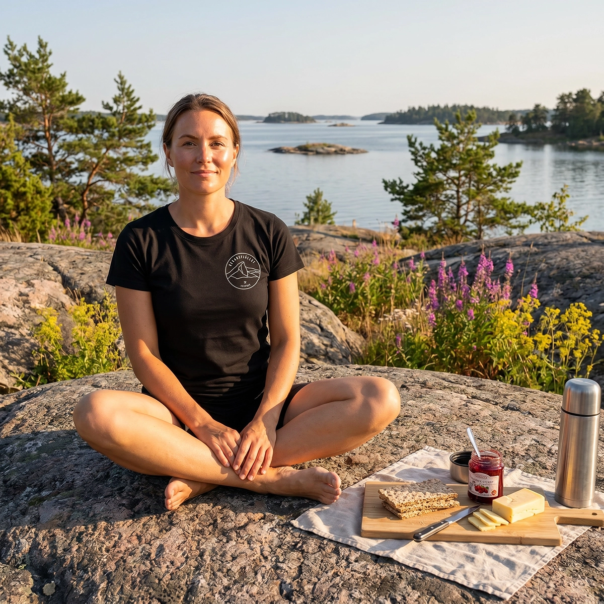 T-shirt Helagsfjället Dam svart