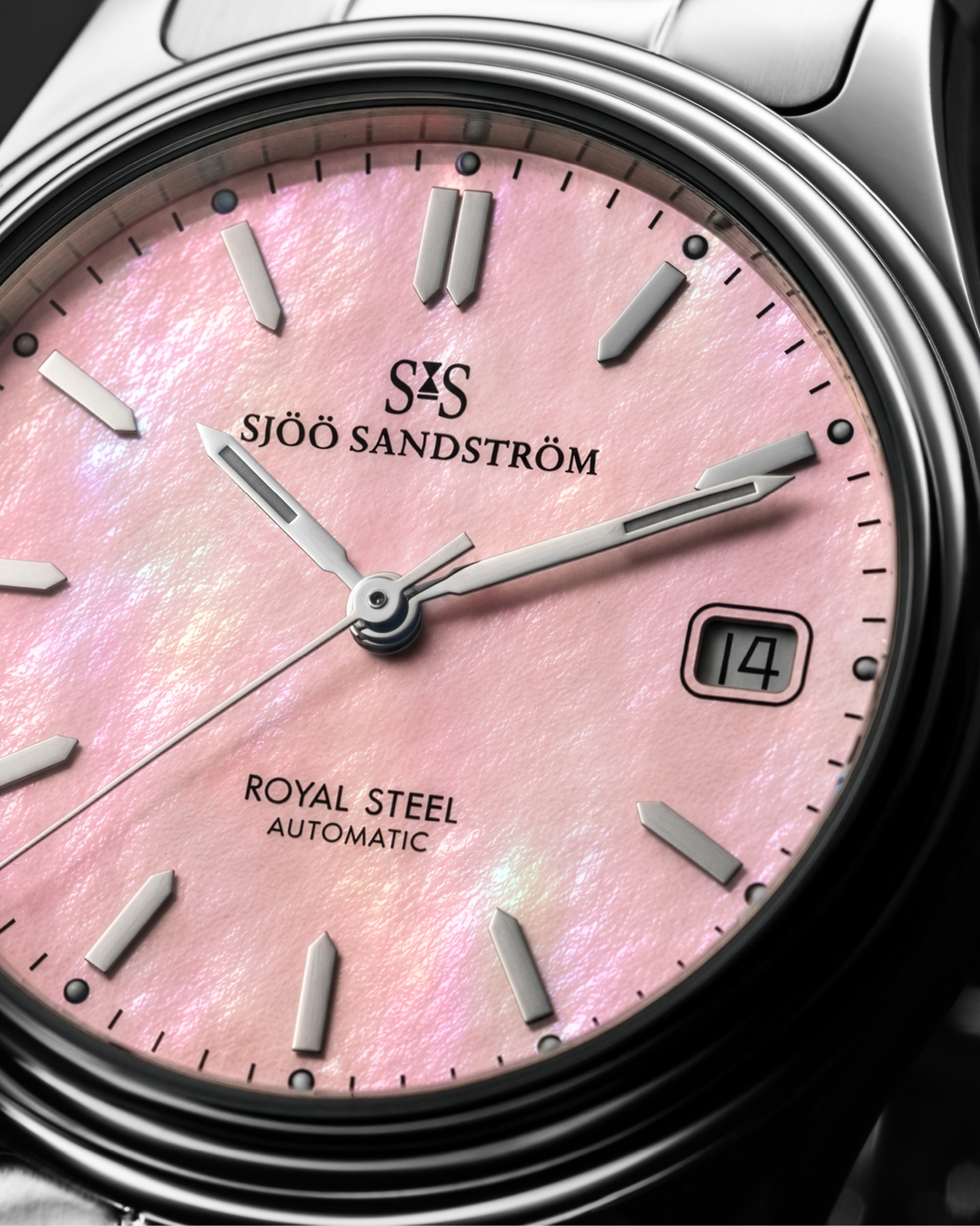 008348 Sjöö Sandström Royal Steel Classic 36 rosa pärlemor zoom