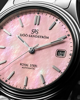 008348 Sjöö Sandström Royal Steel Classic 36 rosa pärlemor zoom