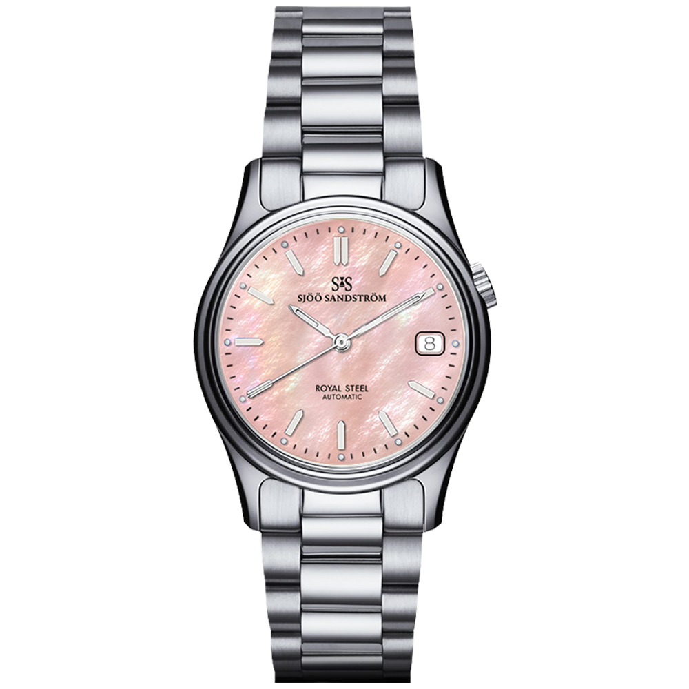 008348 Sjöö Sandström Royal Steel Classic 36 rosa pärlemor