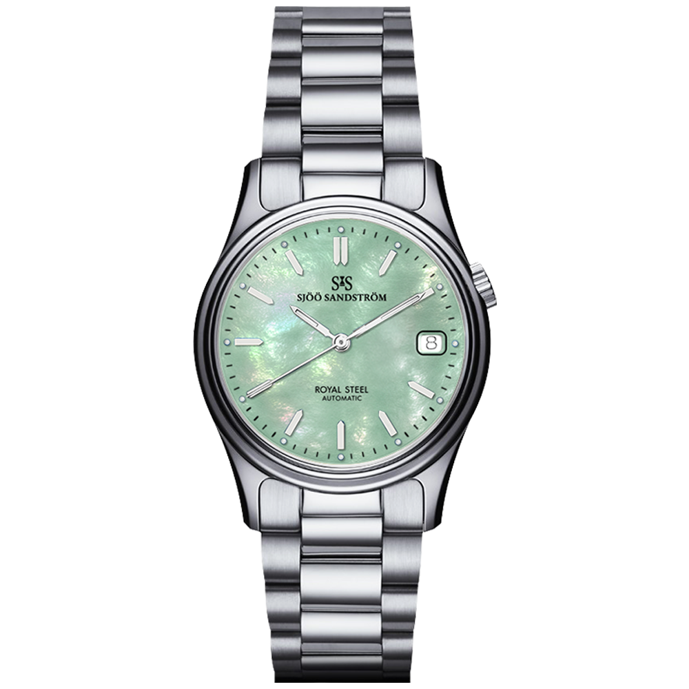 008300 Sjöö Sandström Royal Steel Classic 36 grön pärlemor