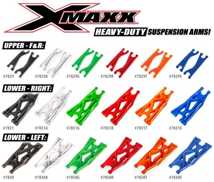 Traxxas Bärarm Övre F/B, H/V HD Svart (2) X-Maxx, Funco (Bak) - 2