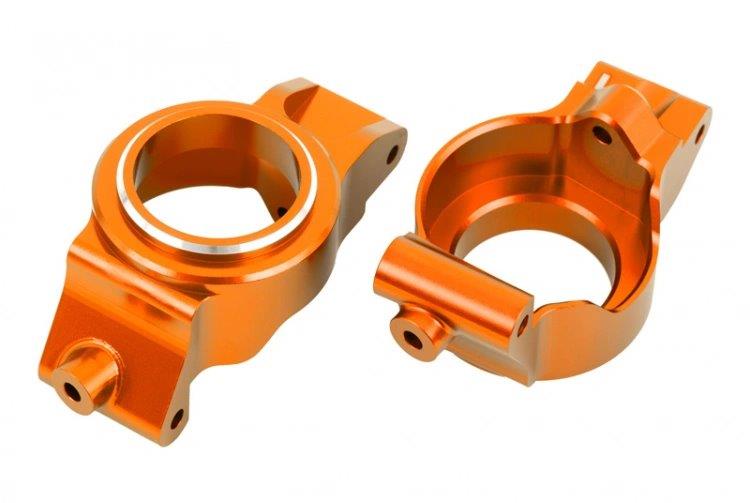 Traxxas Styrspindelhållare H+V (Par) Alu Orange X-Maxx, XRT