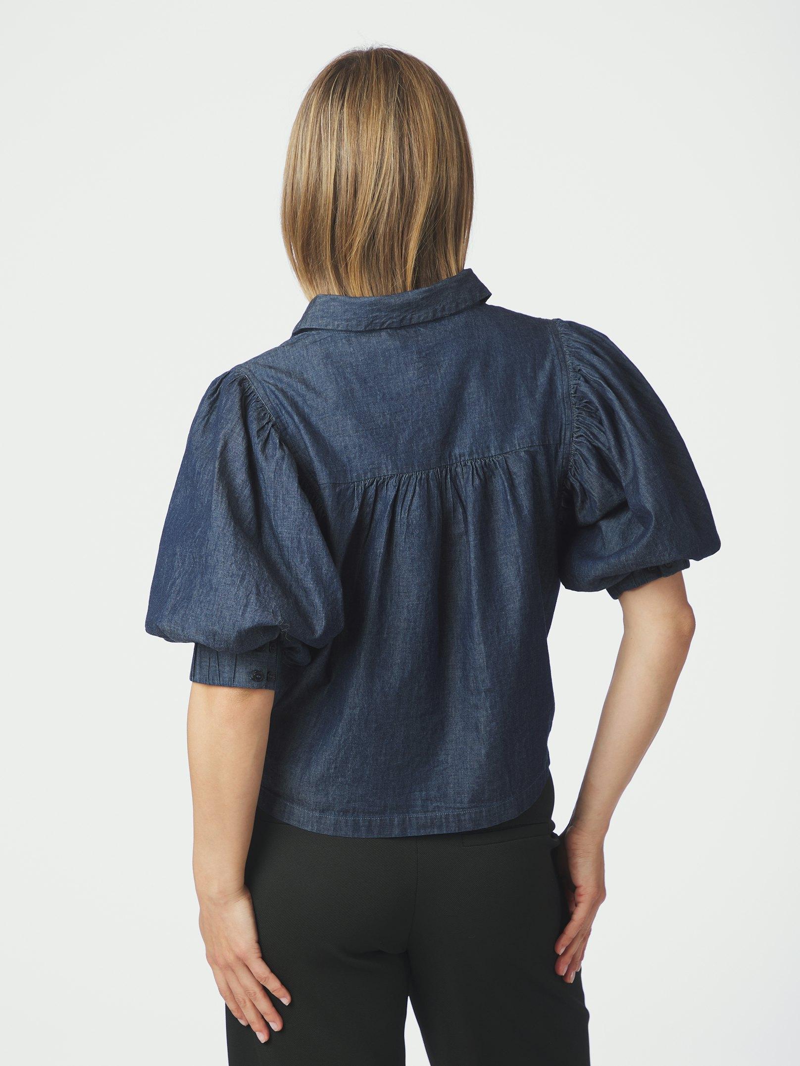 Etta Denim Shirt Blue - 4